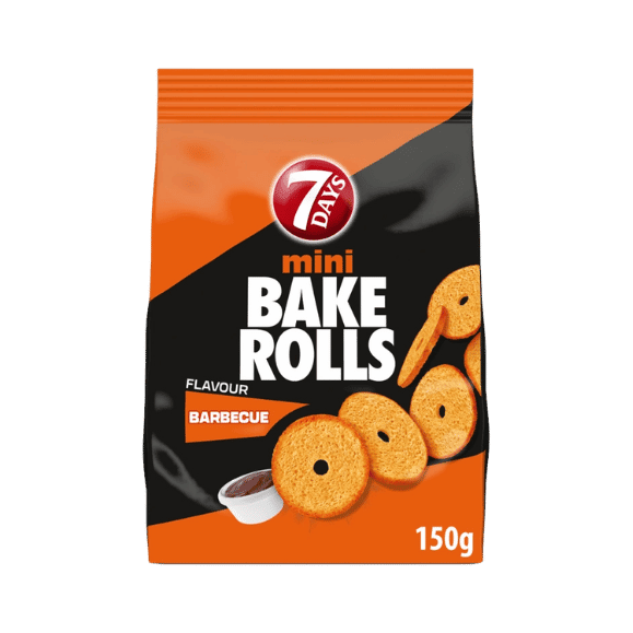 Bake Rolls Mini BBQ (150g) 7 Days - Araxxon